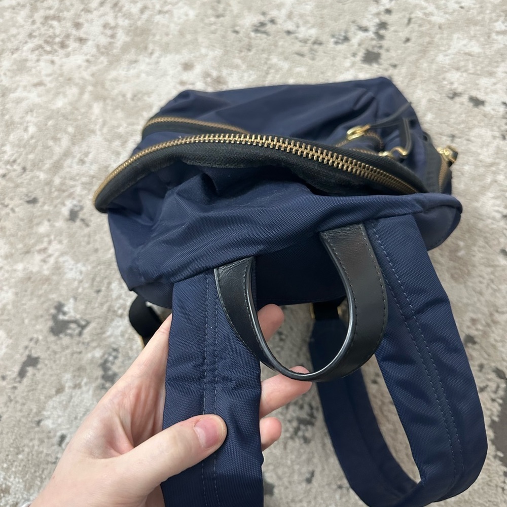 Marc Jacobs Nylon Biker Backpack - Navy Blue - Picture 4 of 5